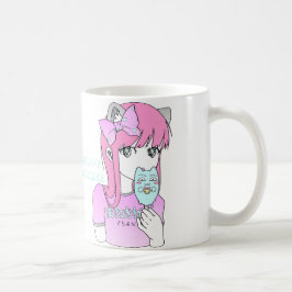 Caneca De Café Manga girl ice cream summer cute