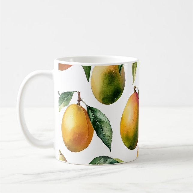 Caneca De Café Mango Pattern (Esquerda)