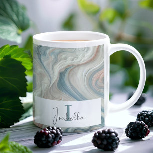 Caneca De Café Mangueira Clássica de Pastel Personalizada
