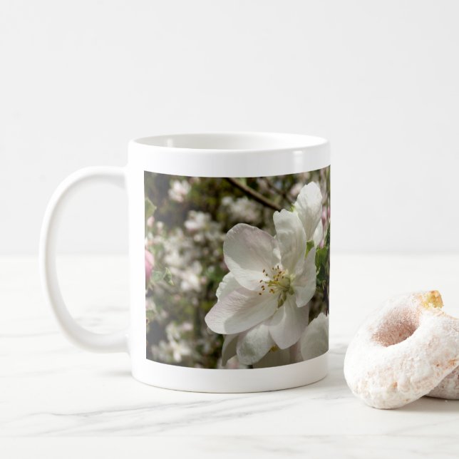 Caneca De Café Mangueira do Flor da Maçã (Com Donut)