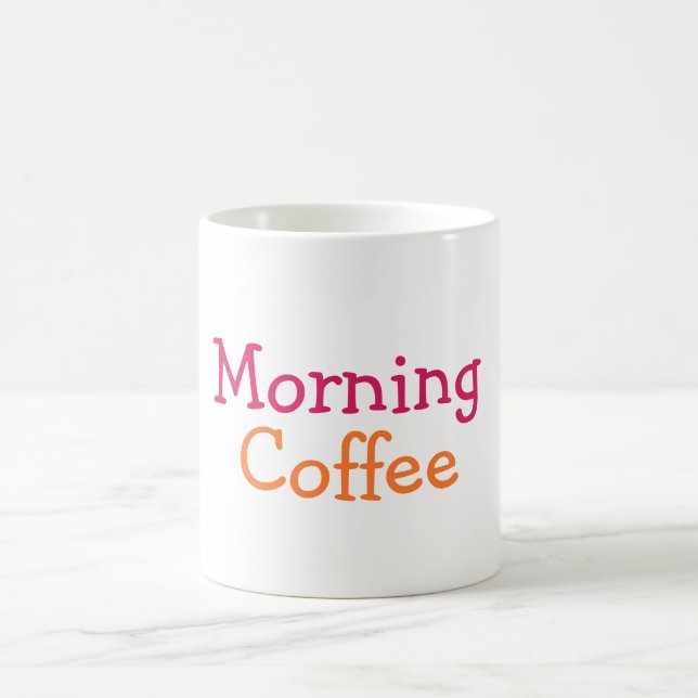Caneca De Café Manhã Café Mug (Centro)