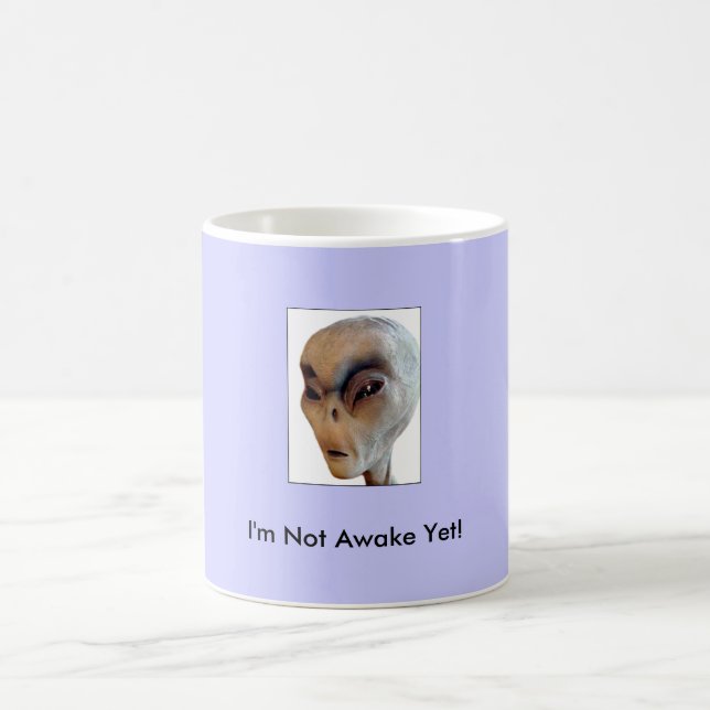 Caneca De Café Manhã da alienígena (Centro)