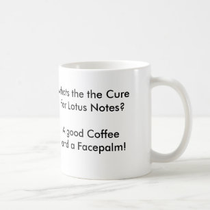 Caneca De Café Manhã de Lotus Notes ou do café
