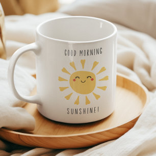 Caneca De Café Manhã Ensolarada Kawaii Adorável