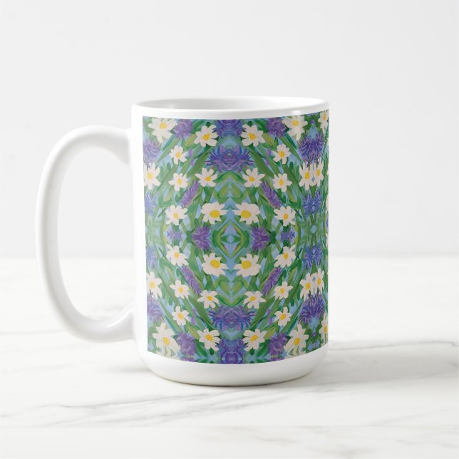 Caneca De Café Manhã Glória Floral Café Mug (Esquerda)
