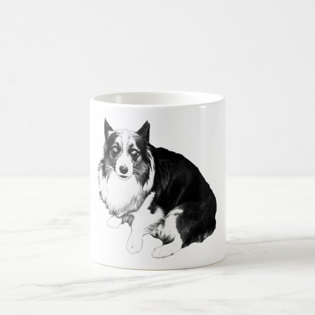 Caneca De Café Manhã Suave Com Corgi (Centro)