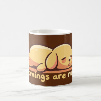 Caneca De Café Manhãs são Difíceis