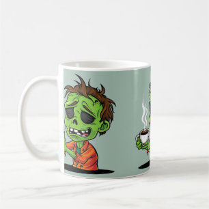 Caneca De Café Manhãs são para Zombies