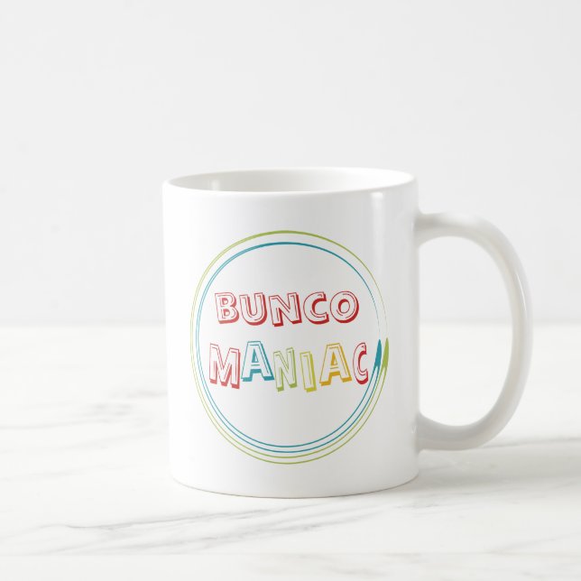 Caneca De Café maniac do bunco (Direita)