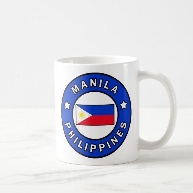 Caneca De Café Manila Filipinas (Direita)