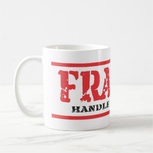 Caneca De Café Manípulo FRÁGIL Muito Divertido Com Mug De Café De