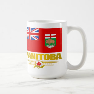 Caneca De Café Manitoba Flag