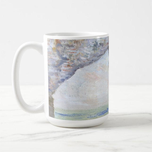 Caneca De Café Manneporte próximo ao Estado por Claude Monet (Esquerda)