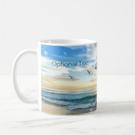 Caneca De Café Manning Beach Seagulls