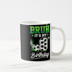Caneca De Café Mano É Meu 8º Aniversário Menino Fã de Esportes 8