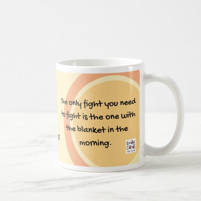 Caneca De Café #ManoSays - Witty Line on Early Rising - (Direita)