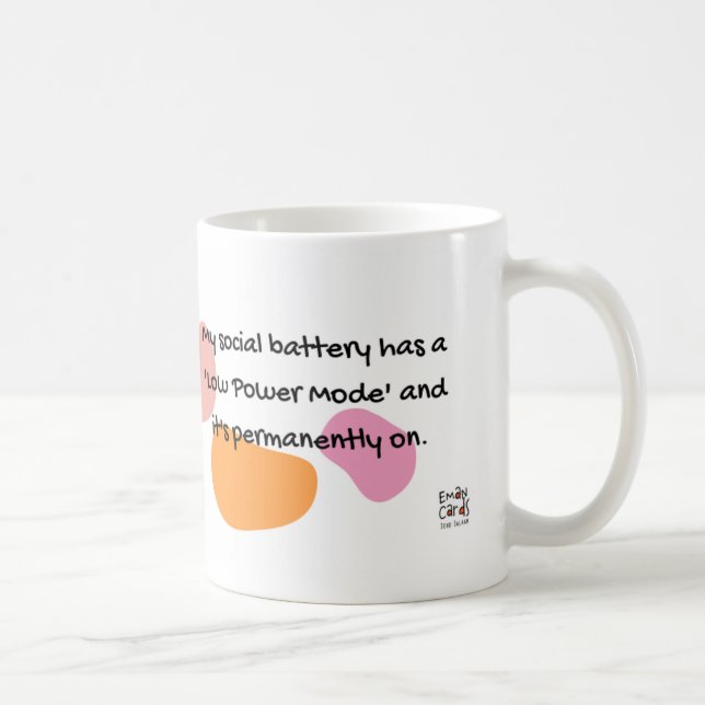 Caneca De Café #ManoSays - Witty Line on Socializing Online - (Direita)