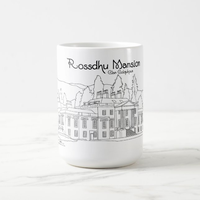 Caneca De Café Mansão Rossdhu Escócia (Centro)