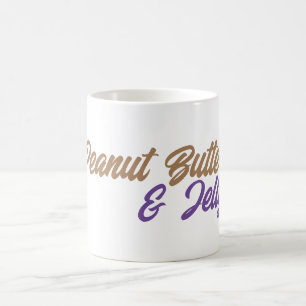 Caneca De Café Manteiga de amendoim e geleia