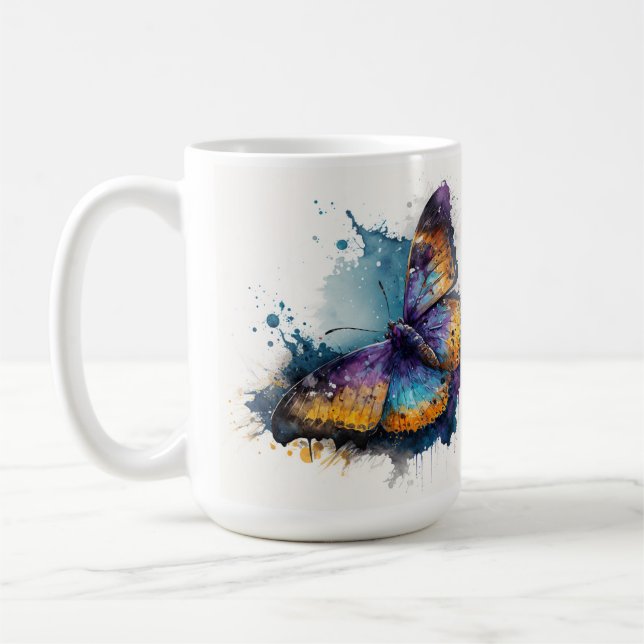 Caneca De Café MANTEIRAS bonito DE VOO DE ÁGUA (Esquerda)