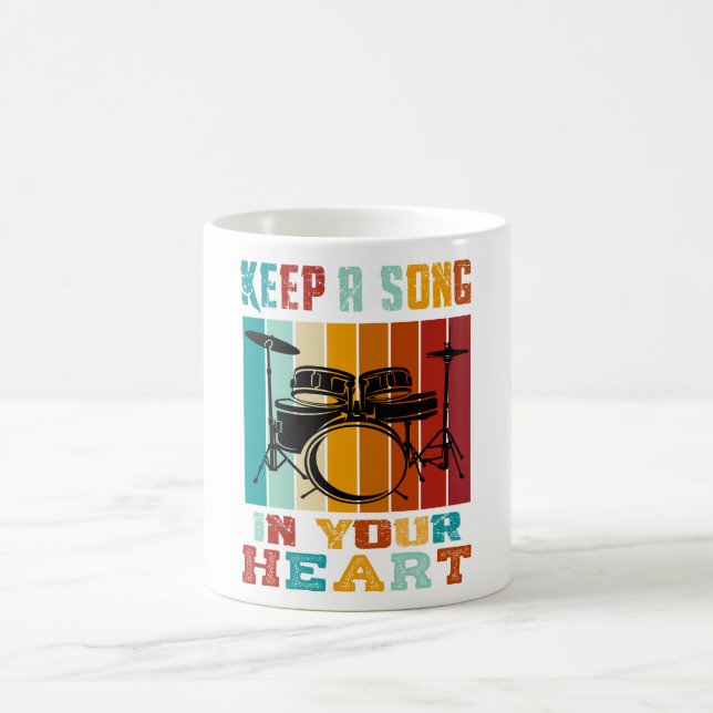 Caneca de Café Mantém Uma Canção No Teu Coração (Centro)