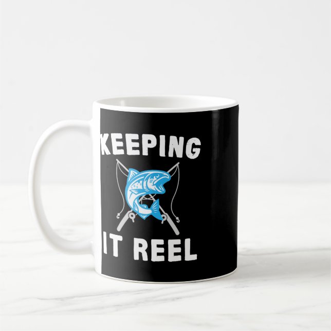 Caneca De Café Mantendo a Pesca Real  (Esquerda)