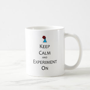 Caneca De Café Mantenha a calma e a experiência sobre