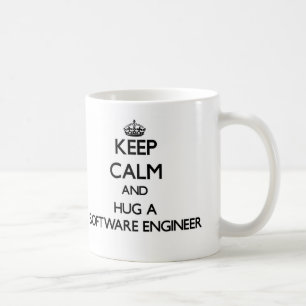 Caneca De Café Mantenha a calma e abrace uma Software Engineer