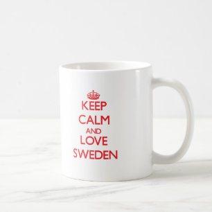Caneca De Café Mantenha a calma e ame a suecia