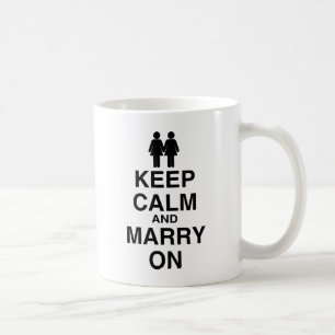 Caneca De Café Mantenha a Calma e Case