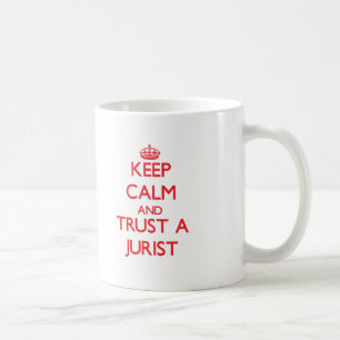 Caneca De Café Mantenha a calma e confie um jurista
