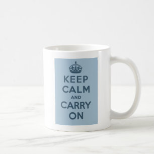 Caneca De Café Mantenha a calma e continue