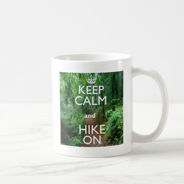Caneca De Café Mantenha a Calma e Continue a Caminhada (Direita)