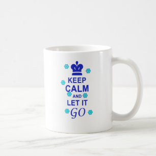 Caneca De Café Mantenha a calma e deixe-a ir
