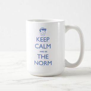 Caneca De Café Mantenha a calma e seja a norma