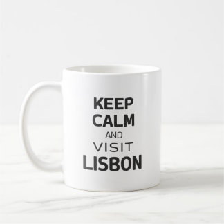 Caneca De Café Mantenha a calma e visite Lisboa