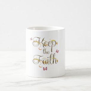 Caneca De Café Mantenha a fé 1
