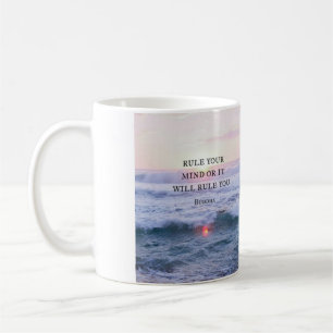 Caneca De Café "Mantenha A Sua Mente Ou Irá Governar-Te" - Buda