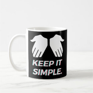 Caneca De Café MANTENHA A TI SIMPLES Khaby Lame