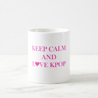 Mantenha calma e ame Kpop Mug