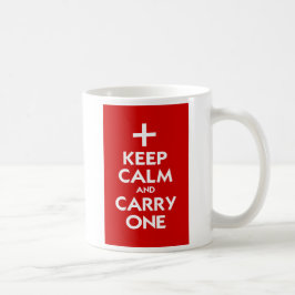 Caneca De Café Mantenha calma e Carregar um