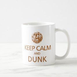 Caneca De Café Mantenha Calma e Dunk Mug