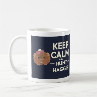 Caneca De Café Mantenha Calma e Hunt Haggis Escocês