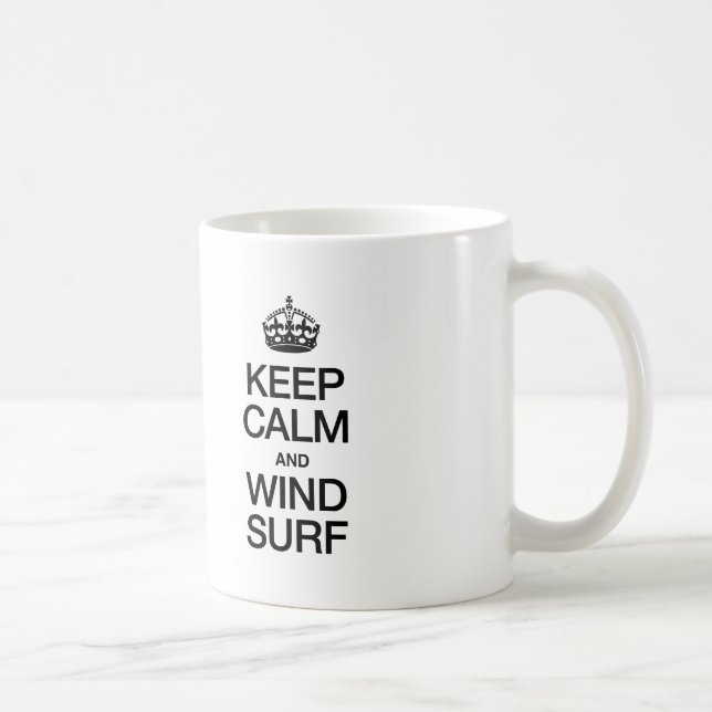CANECA DE CAFÉ MANTENHA CALMA E SURF EÓLICO (Direita)