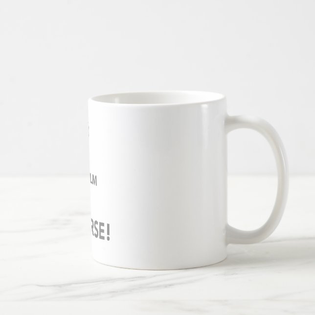 CANECA DE CAFÉ MANTENHA CALMO E VÁ CAVALO (Direita)