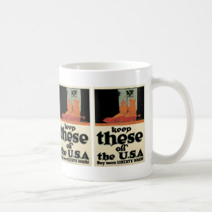 Caneca De Café Mantenha estes dos EUA