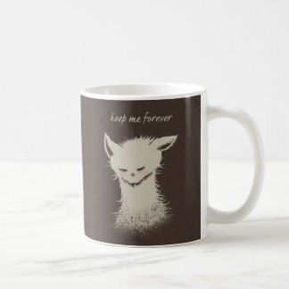 Caneca De Café Mantenha-Me Para Sempre - Gato Resgatado