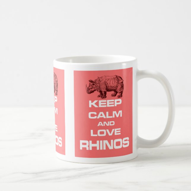 Caneca De Café Mantenha o design da calma e do divertimento do (Direita)