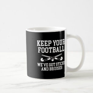 Caneca De Café Mantenha o Pé! Nós Temos Sticks Jogador de Hóquei