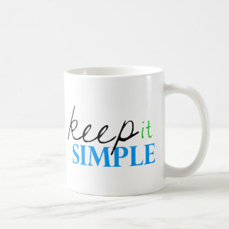 Caneca De Café mantenha-o simples